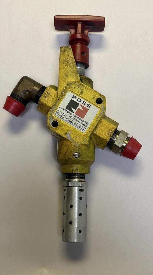 Used ROSS,Y1523C5012,LOCKOUT VALVE