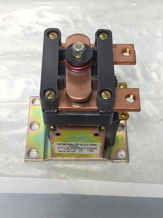 Used GENERAL ELECTRIC,CTTAA300AH124XN,CONTACTOR 24V 225A IC4482 PRE-OWNED