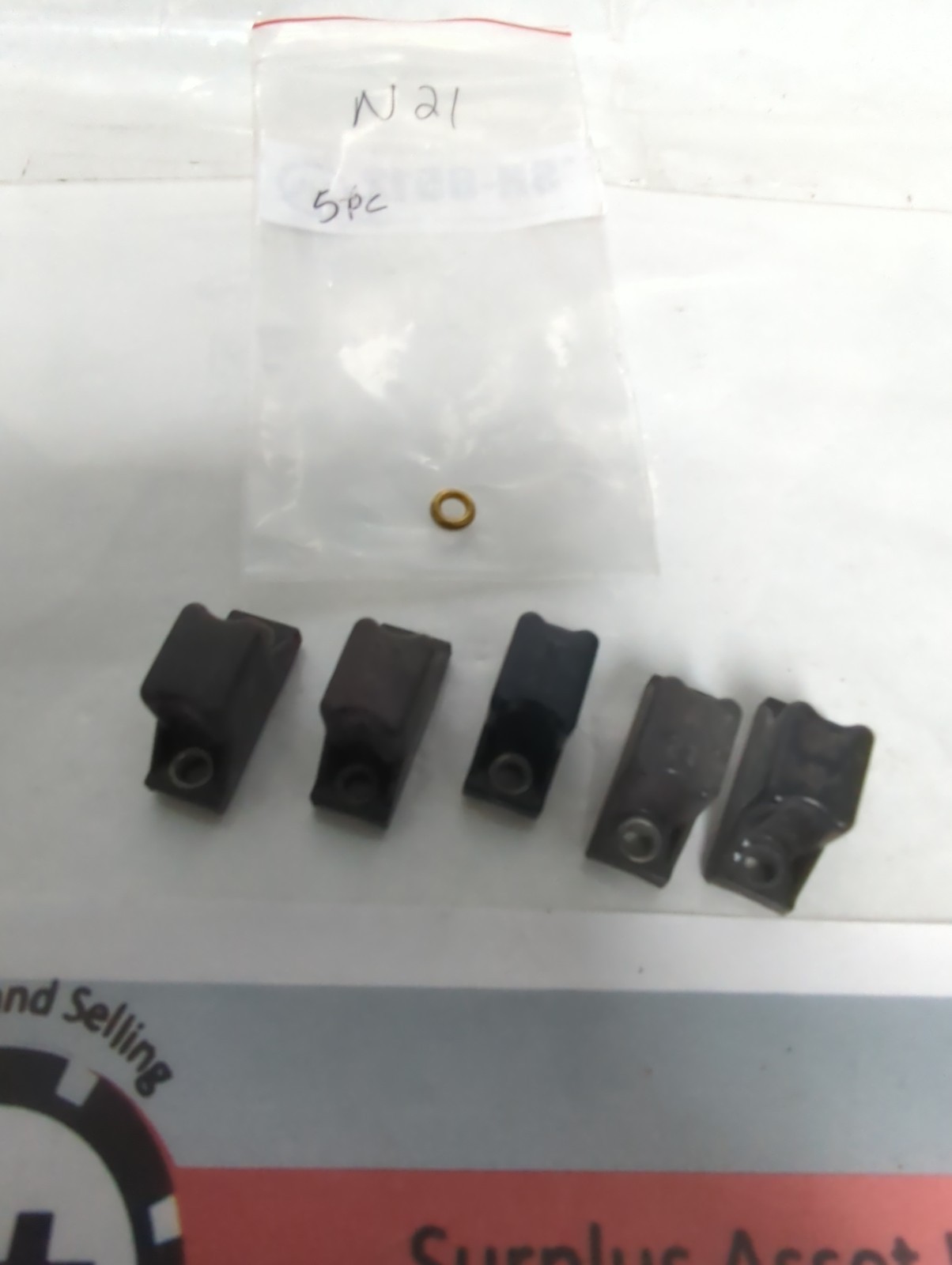 Used ALLEN BRADLEY,N21,THERMAL OVERLOAD PROTECTION HEATER ELEMENT LOT OF 5 PRE-OWNED