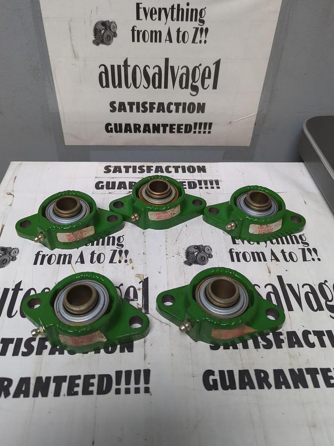 INA,RCJT20,FLANGE BEARING 3/4 INCH BORE MISSING COLLARS LOT OF 5 NOS