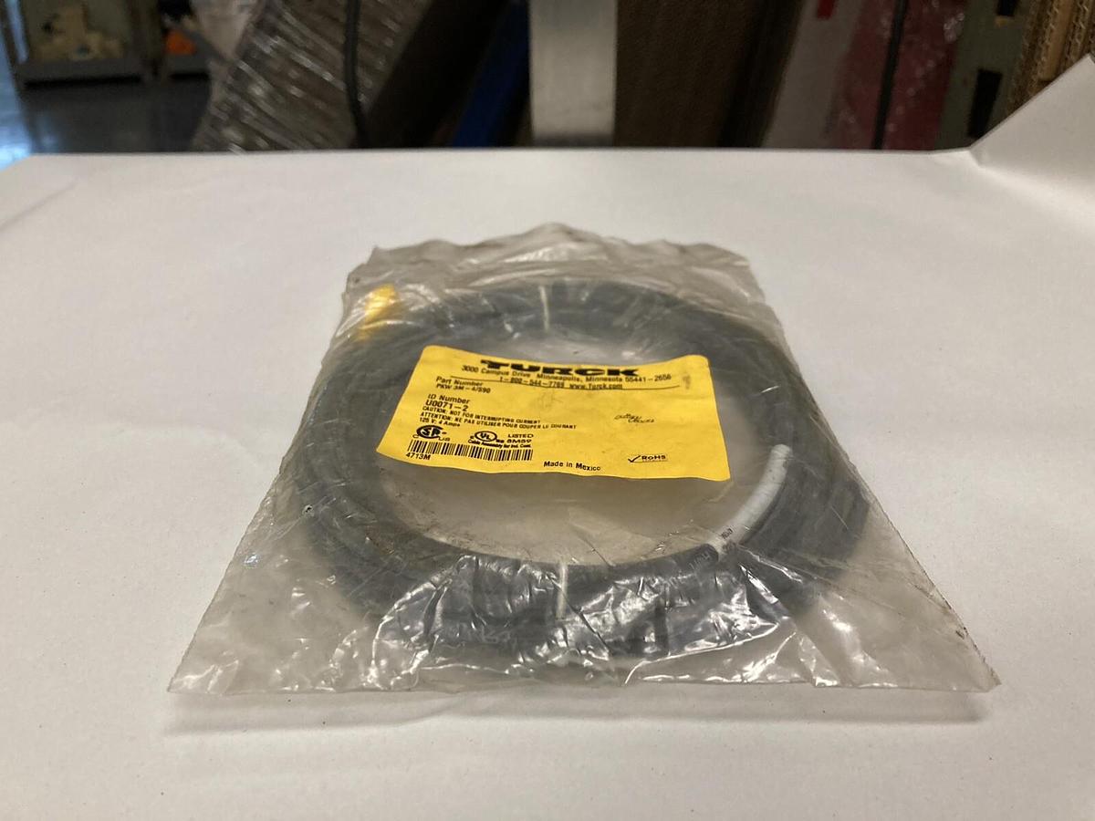 Used Turck,PKW 3M-2/S90,Connection Cable M8 Actuator Sensor Cordset