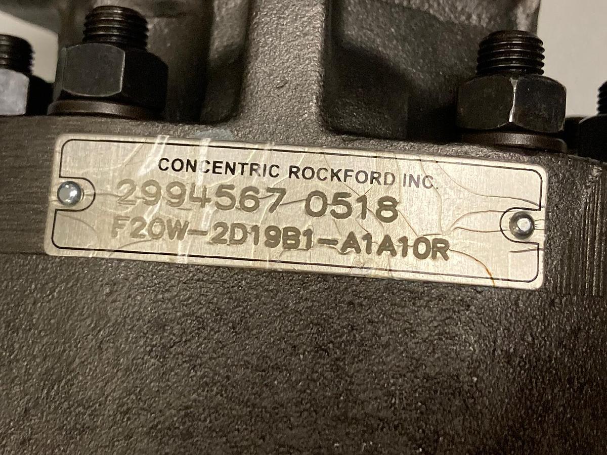 Concentric Rockford,F20W-2D19B1-A1A10R,Gear Pump