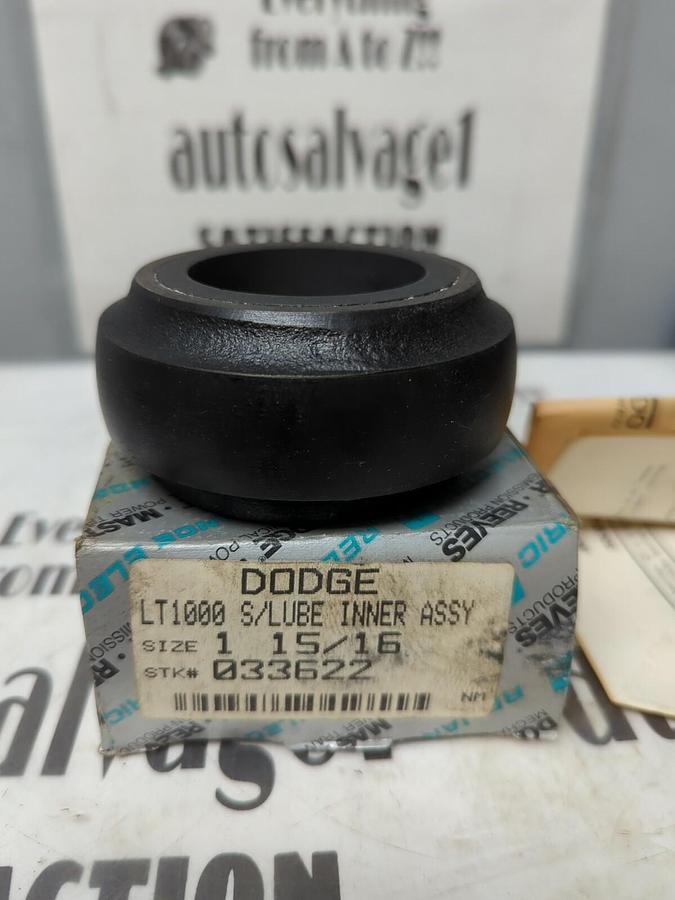 DODGE,033622 LT1000S,LUBE INNER ASSY PLAIN SLEEVE INSERT BEARING 1-15/16 IN BORE