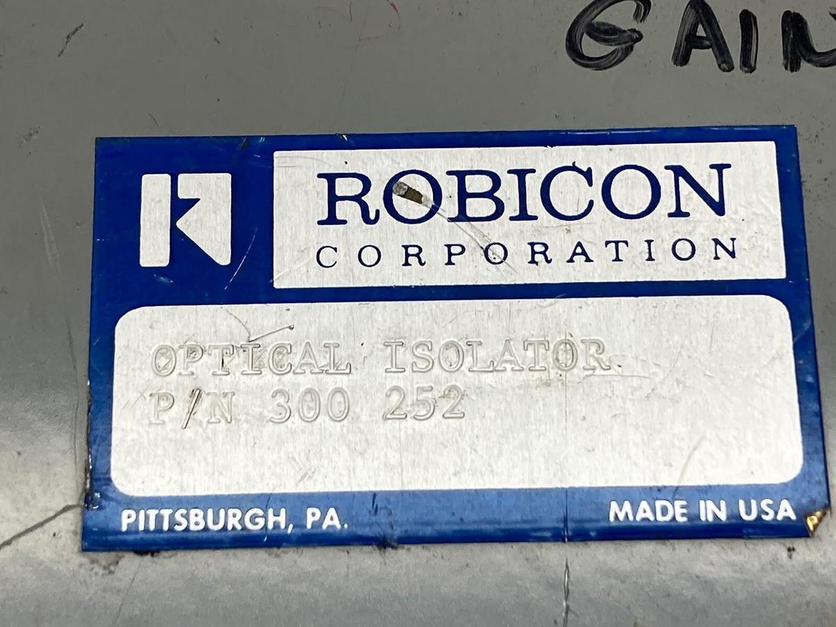 Used Robicon Corporation,300 252,Optical Isolator