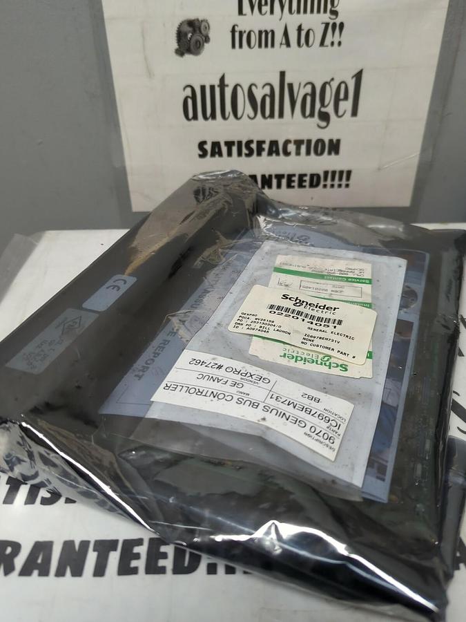 Used GE FANUC,IC697BEM731 9070,GENIUS BUS CONTROLLER REFURBISHED SEALED