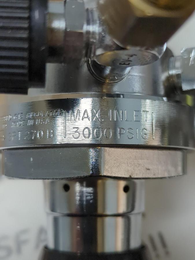 AGA,GPT270B,GENERAL PURPOSE COMPREESED GAS REGULATOR 0-3000PSIG NOS