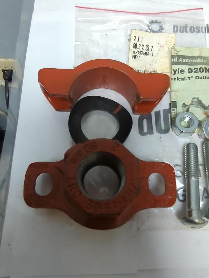 VICTAULIC,STYLE 920N,2 IN X 1 IN MECHANICAL T OUTLET NOS