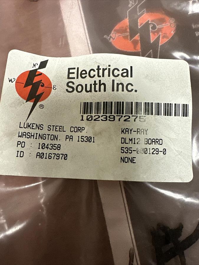 Used Kay-Ray,DLM12,535-000129-0,Circuit Board