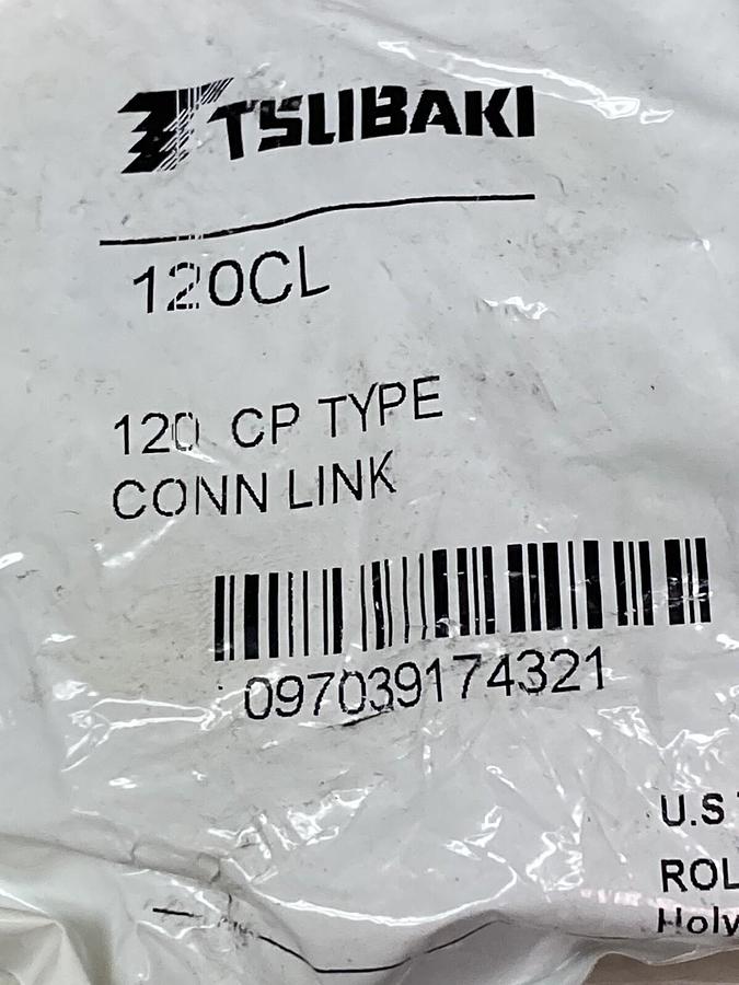 Used Tsubaki,120CL,Connector Link CP Type