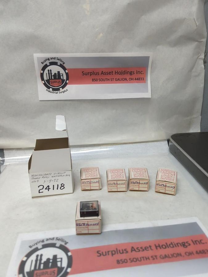 MAGNECRAFT,W65RPCX-204,RELAY 4750 OHMS LOT OF 5 NOS