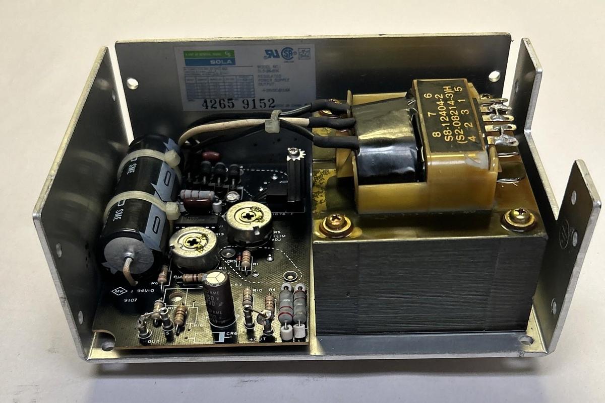 Used EMERSON SOLA,SLS-24-036,REGULATED POWER SUPPLY