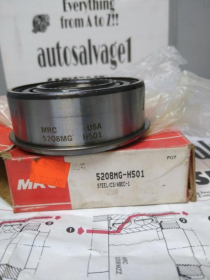 MRC,5208MG-H501,Angular Contact Bearing NOS