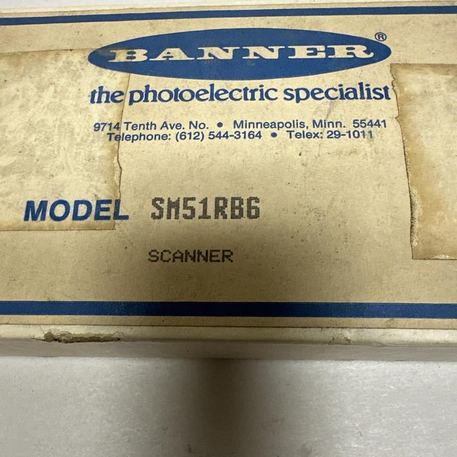 Banner,SM51RB6,LED Scanner