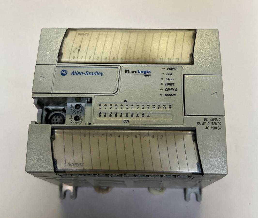 Used ALLEN BRADLEY,1762-L24BWA,MICROLOGIX 1200 CONTROLLER
