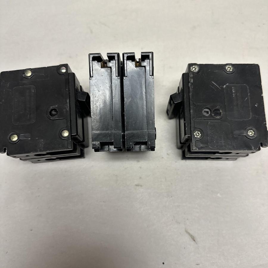 Used Cutler-Hammer,BR230,30AMP 2 Pole 240VAC Circuit Breaker LOT of 3