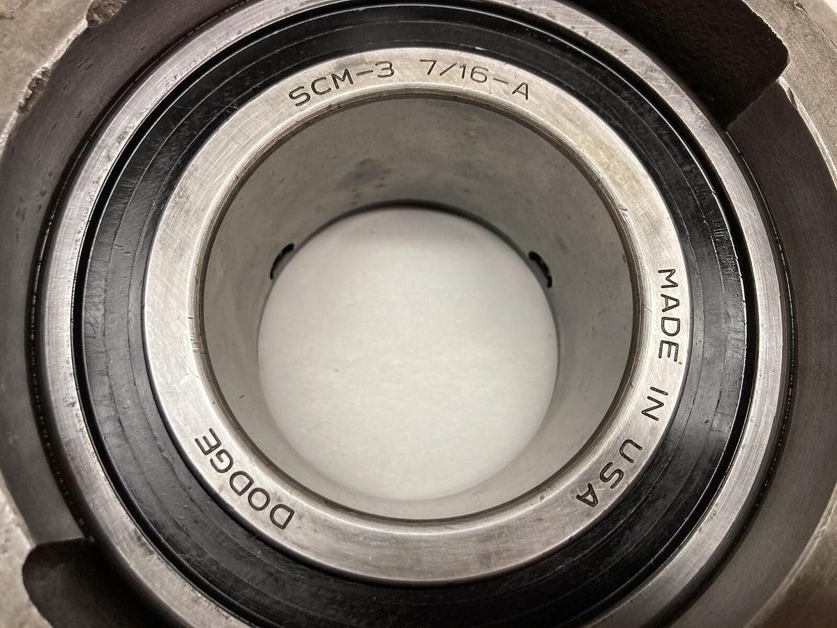Used Dodge,SCM-3 7/16-A,Flange Mount Bearing Unit