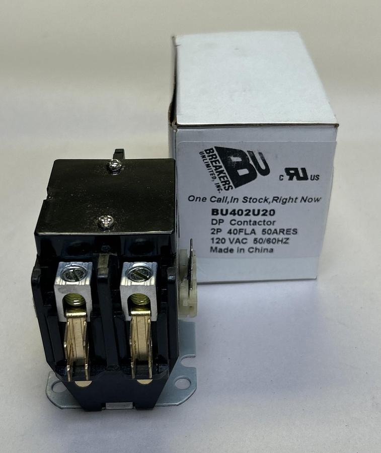 BREAKERS UNLIMITED,BU402U20,DEFINITE PURPOSE CONTACTOR NOS
