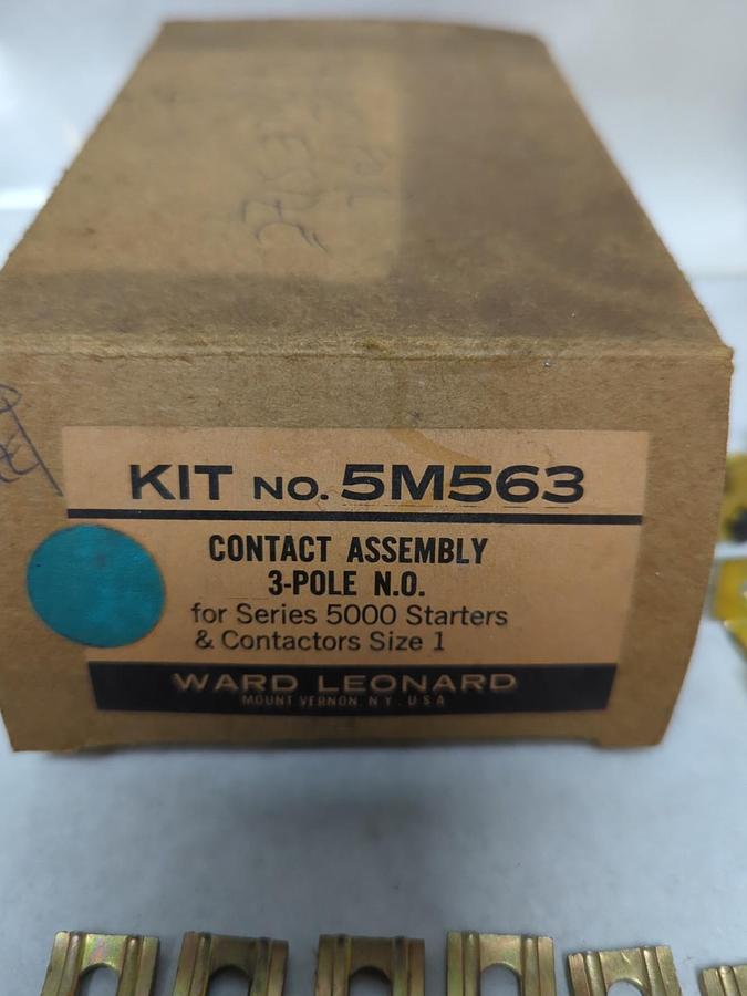 WARD LEONARD,5M563,CONTACT ASSEMBLY FOR SERIES 5000 STARTERS 3-POLE SIZE 1 NOS