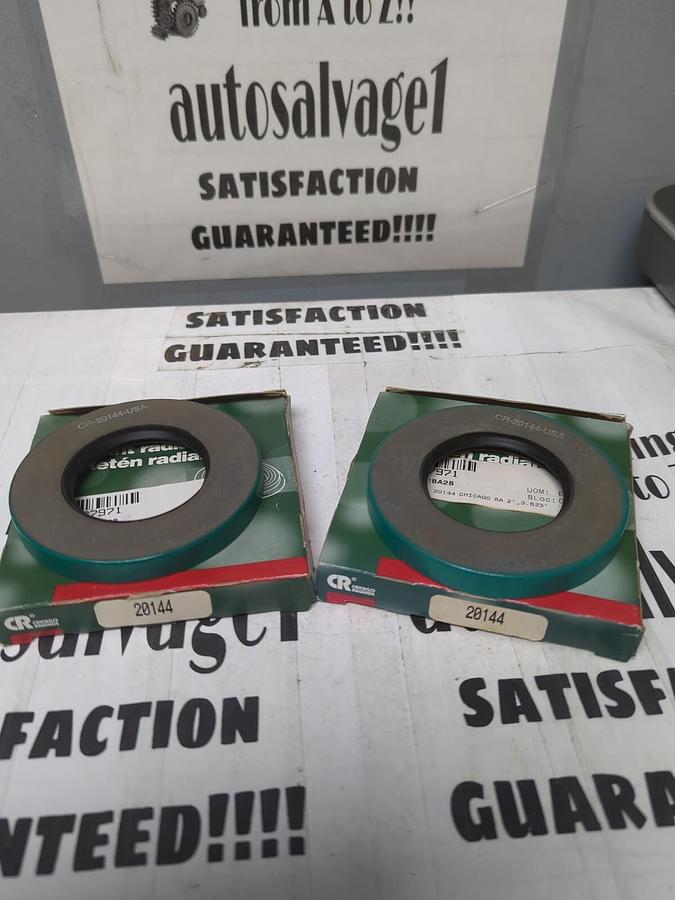 CHICAGO RAWHIDE,20144,OIL SEALS 2" X 3.623"..LOT OF 2..NOS