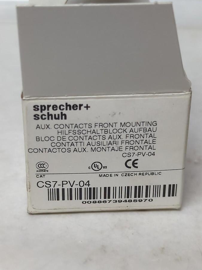 SPRECHER + SCHUH,CS7-PV-04,AUXILIARYY CONTACT NEW