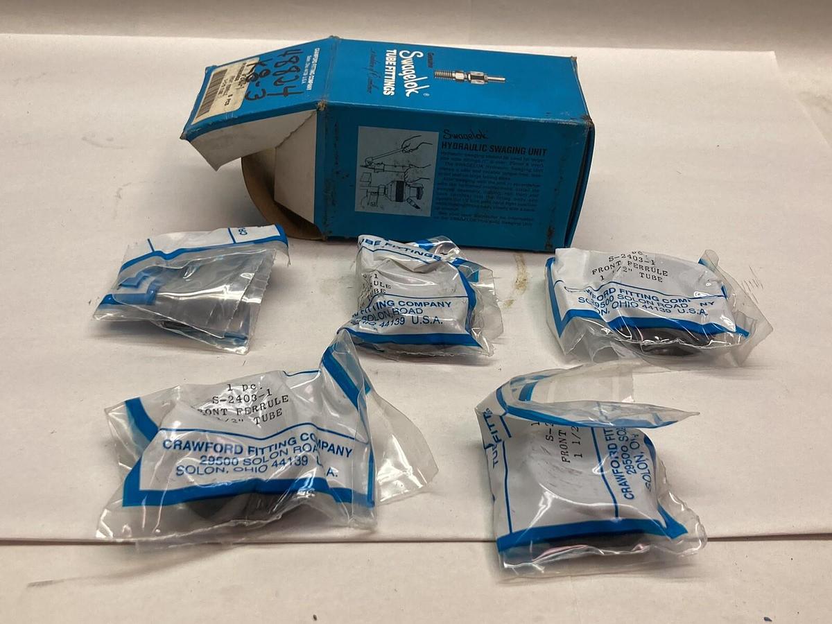 Swagelok,S-2403-1,Front Ferrule 1-1/2 Inch Tube BOX OF 5