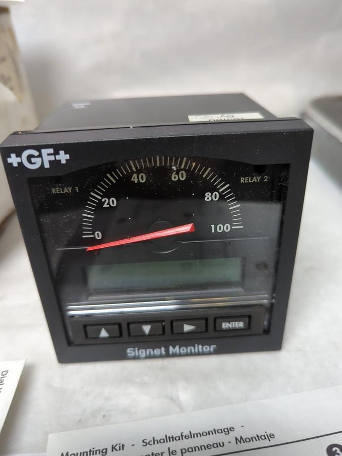 GEORGE FISCHER+SIGNET,35500,POWERED FLOWMETER WITH MOUNTING KIT NOS