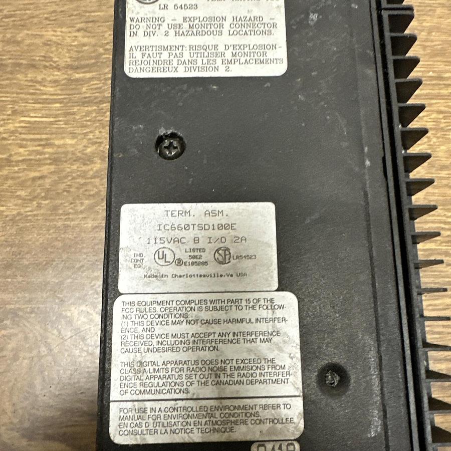 Used GE-Fanuc,IC660BBD101,PLC