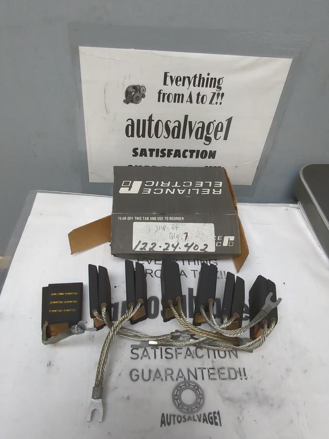 RELIANCE ELECTRIC,3141-PF,CARBON BRUSH BOX OF 7 BRUSHES NOS