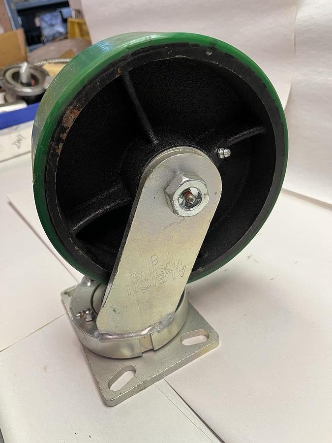 ALBION,81PY08501S,INDUSTRIAL GRADE HEAVY DUTY SWIVEL 2000LB CASTER 8"X3" 81 SER
