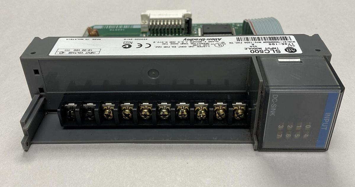 Used ALLEN BRADLEY,1746-IB8,SER A INPUT MODULE
