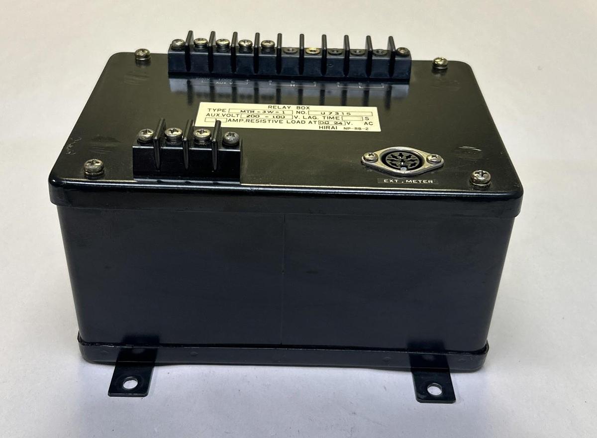 Used HIRAI,MTR-3W-1,RELAY BOX