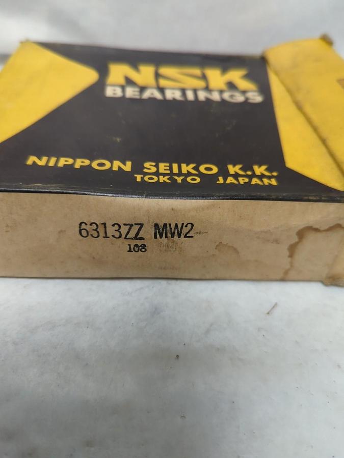 NSK,6313ZZ MW2,DEEP GROOVE BALL BEARING 55MM BORE NOS
