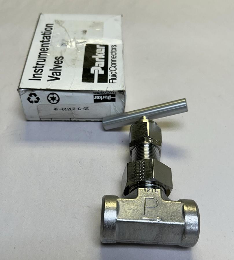 PARKER,4F-U12LR-G-SS,UNION BONNET VALVE NOS