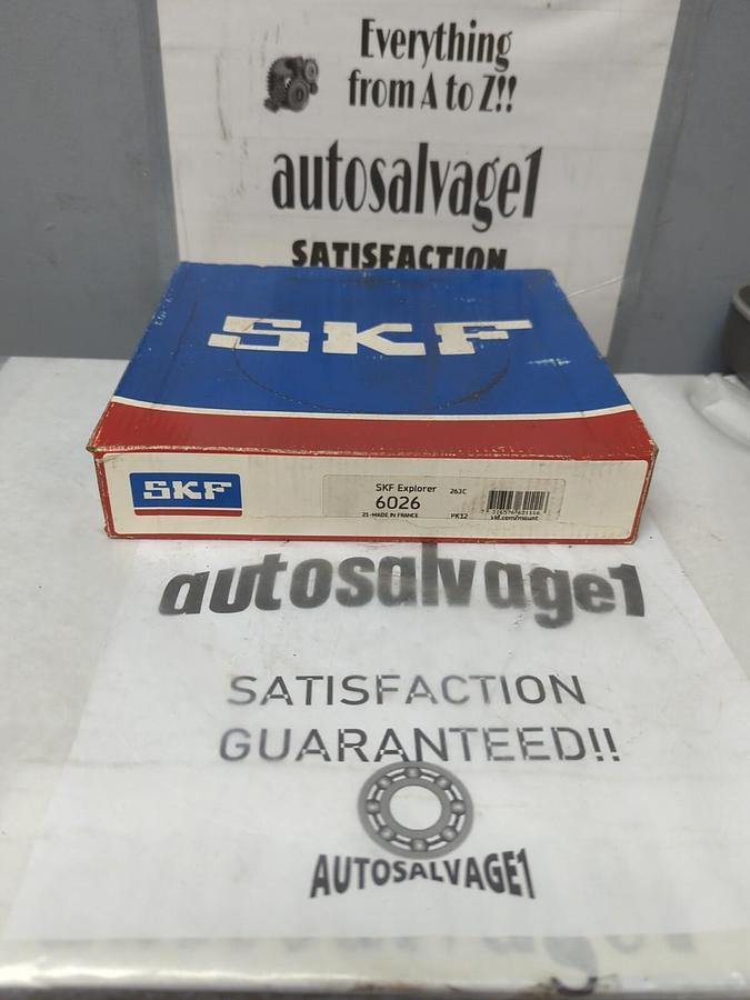 SKF,62026,DEEP GROOVE BALL BEARING NOS