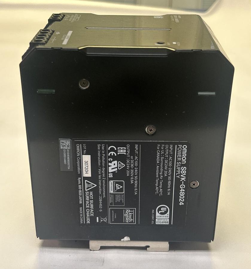 Used OMRON,S8VK-G48024,POWER SUPPLY