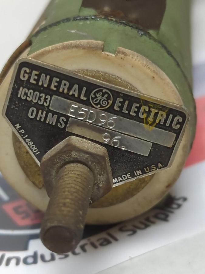Used GENERAL ELECTRIC,IC9033 E5D96,RESISTOR 96 OHMS PRE-OWNED