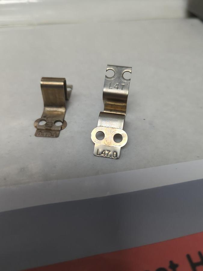 Used SYLVANIA,L.47.0,OVERLOAD HEATER ELEMENT LOT OF 2 PRE-OWNED