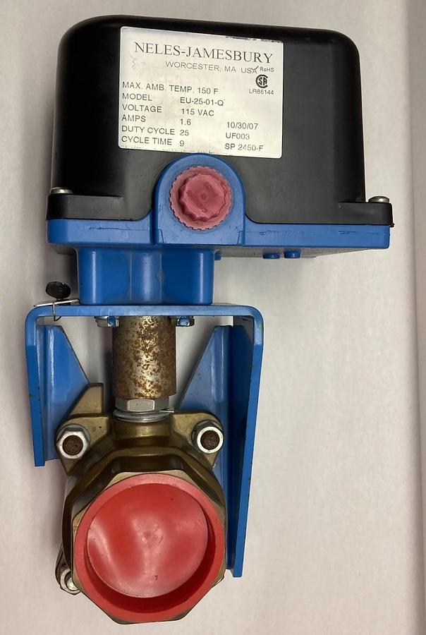 Used Neles-Jamesbury,EU-25-01-Q,Flange Ball Valve 115Vac 1.6A