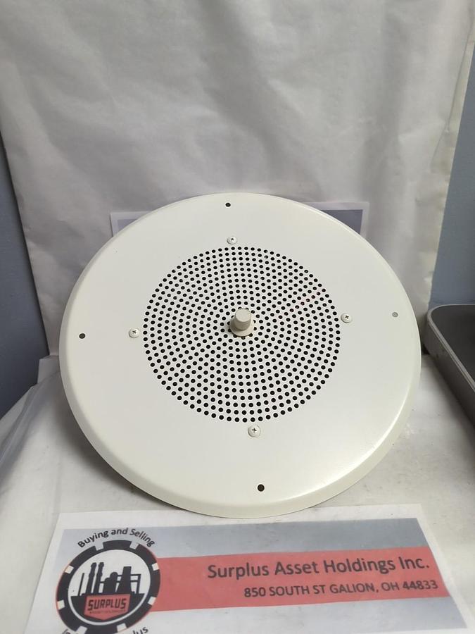 Used BOGEN,S810-T725,8OHM WHITE 8 INCH CEILING SPEAKER PRE-OWNED