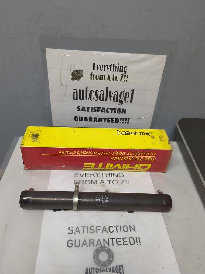 OHMITE,D225K10R,LUG RESISTOR 225 WATT NOS