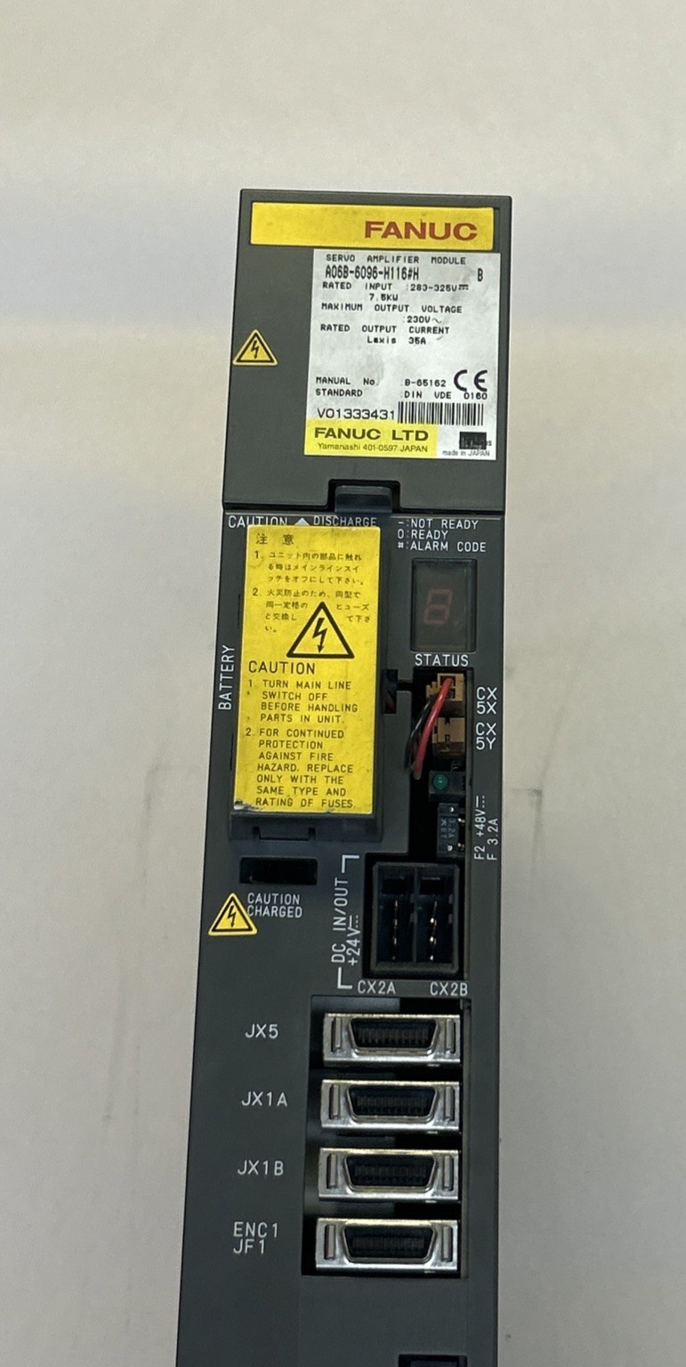 Used FANUC,A06B-6096-H116,SERVO AMPLIFIER MODULE
