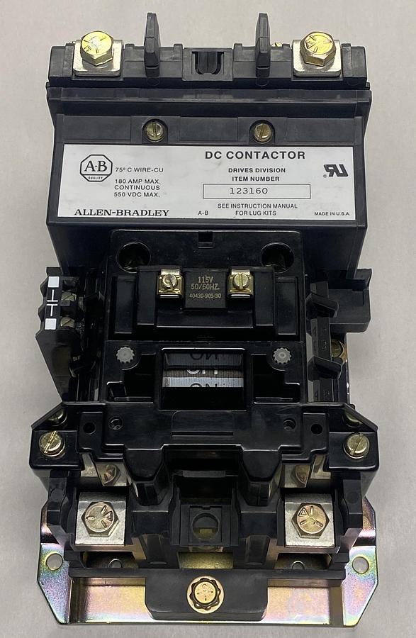 Allen Bradley,123160 DC,Contactor 180A 550VDC NOS