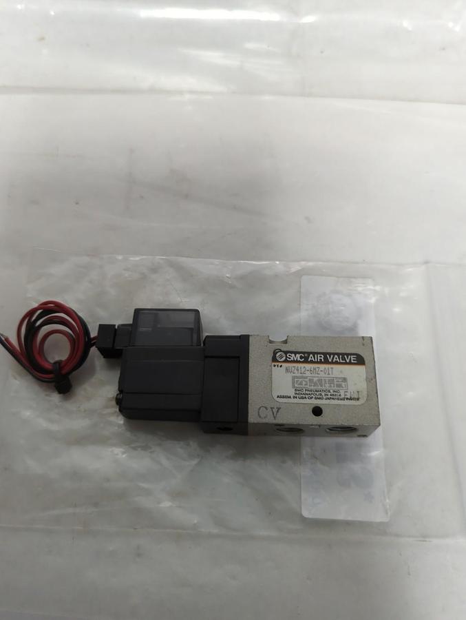 Used SMC,HVZ412-6MZ-01T,SOLENOID OPERATED AIR VALVE 12VDC PRE-OWNED