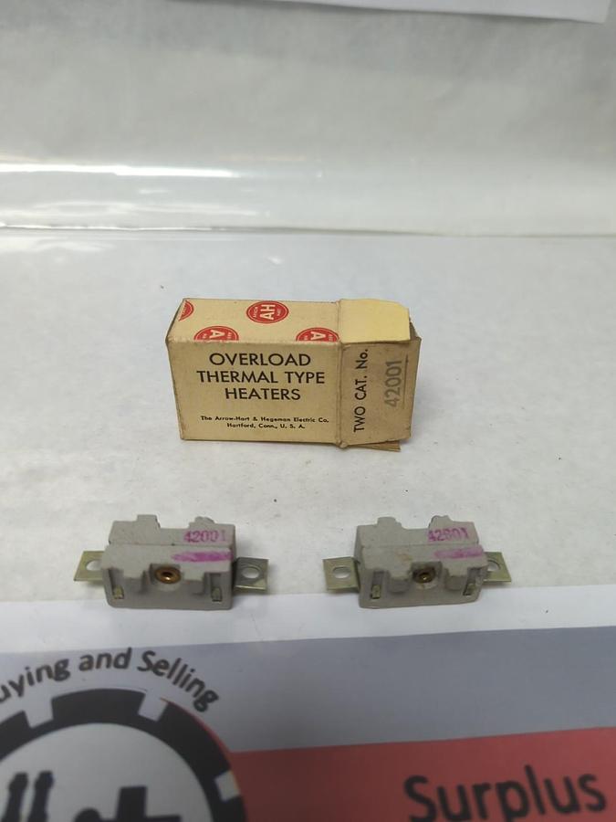 ARROW HART,42001,OVERLOAD HEATER ELEMENT BOX OF 2 NOS