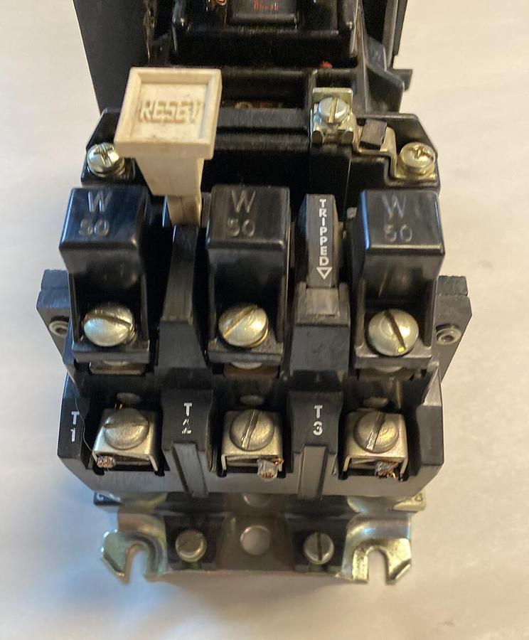 Used Allen-Bradley,509-BOD,Series B Size 1 Motor Starter 27AMP 600V 3 Pole