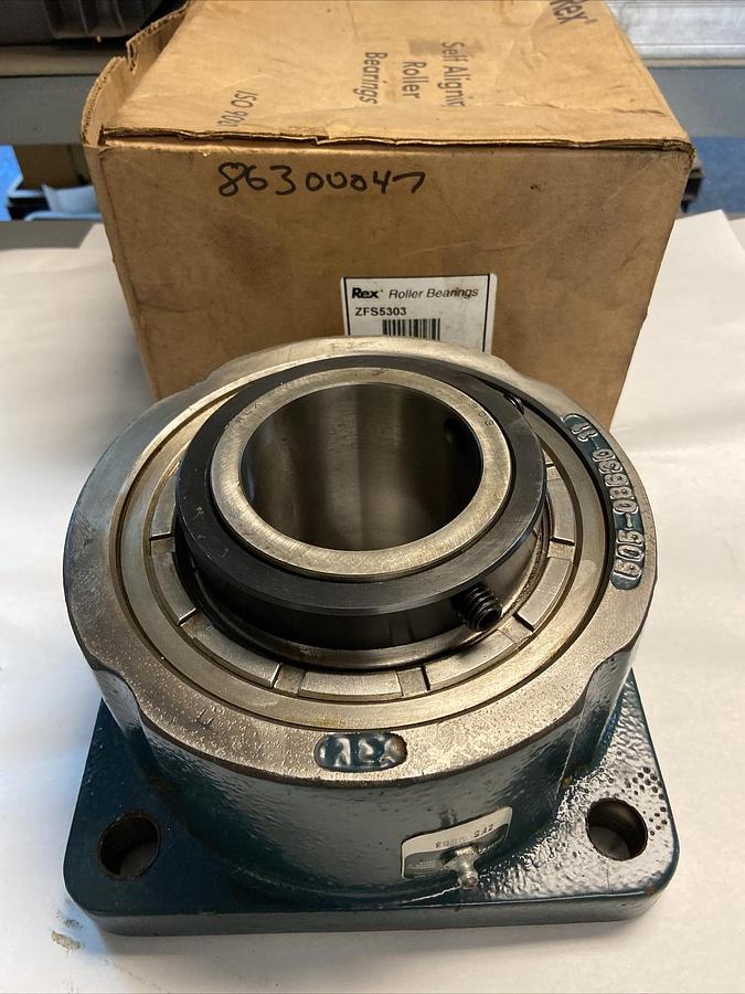 Used Rexnord,ZFS-5303,4 Bolt Flange Bearing 3-3/16 INCH NOS