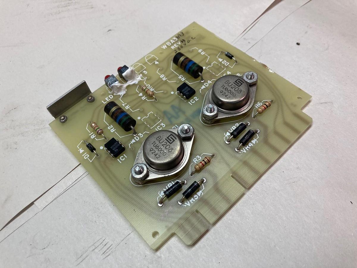 Used Femco,WBA3693,Reciever Logic Circuit Board Rev H 250VDC