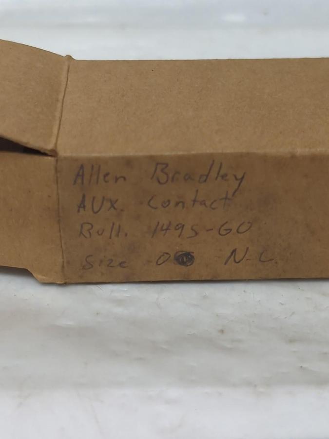 ALLEN BRADLEY,1495-GO,AUXILIARY CONTACT NOS