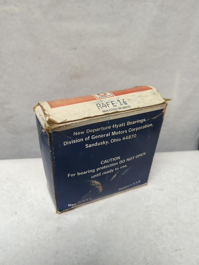NDH DELCO,R4FE-1-7/10,FLANGE MOUNT BEARING 1-7/10 INCH BORE NOS