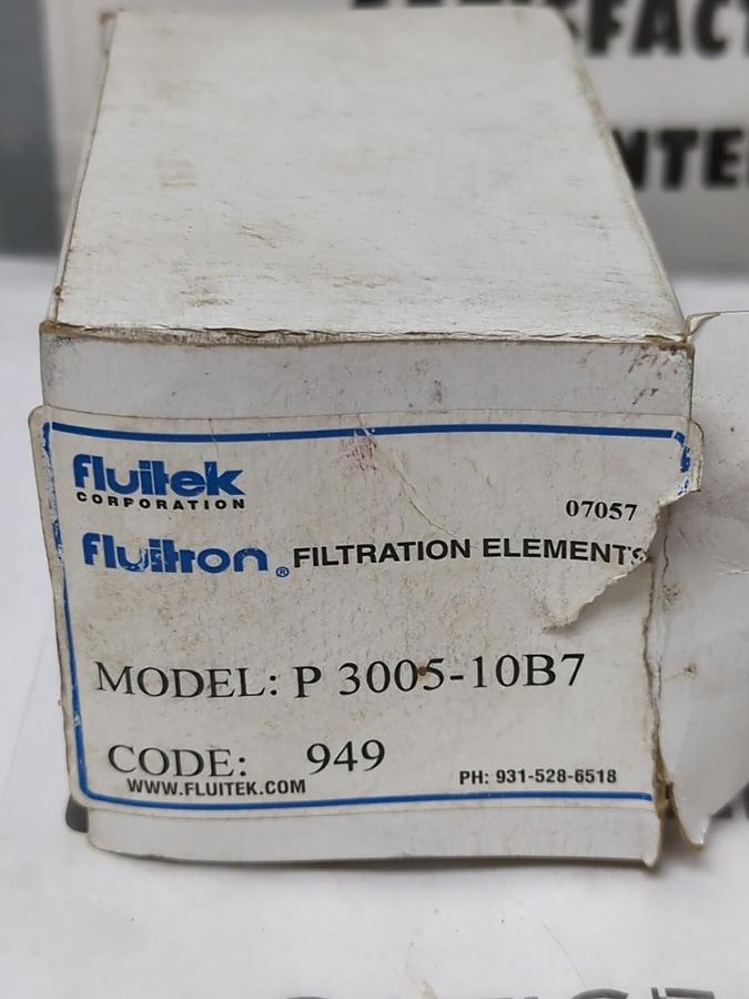 FLUITEK,P 3005-10B7,FLUITRON FILTER ELEMENT